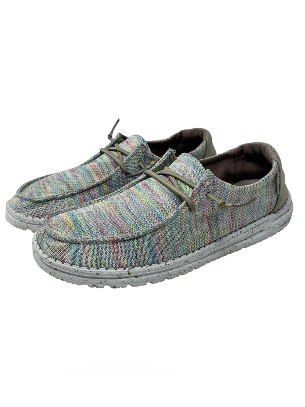 Hey Dude Women’s Wendy Sox Multicolor Slip On Shoes Size 8